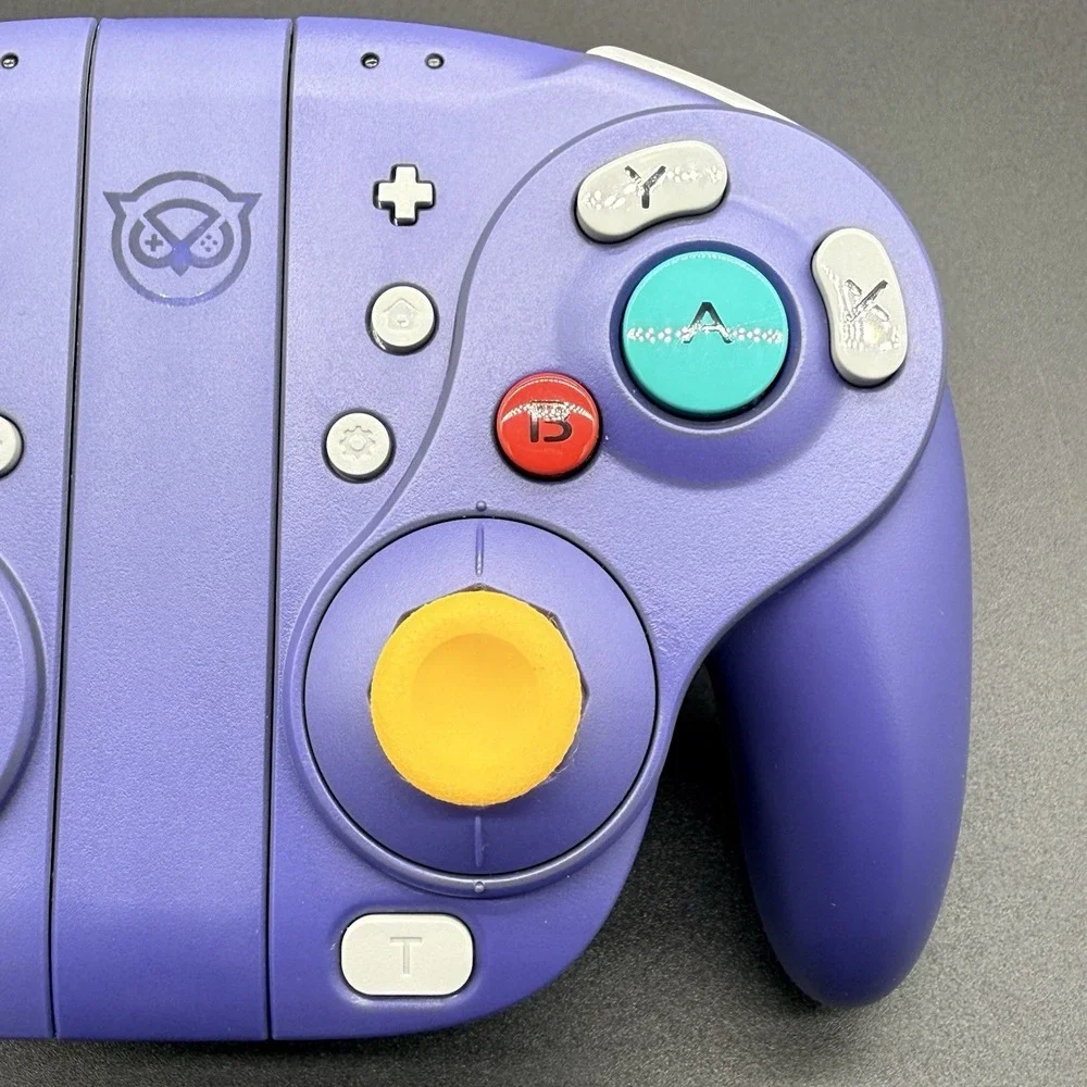 NYXI Wizard Wireless Joy-Con Style Controller Purple Nintendo Stitch PC Untested
